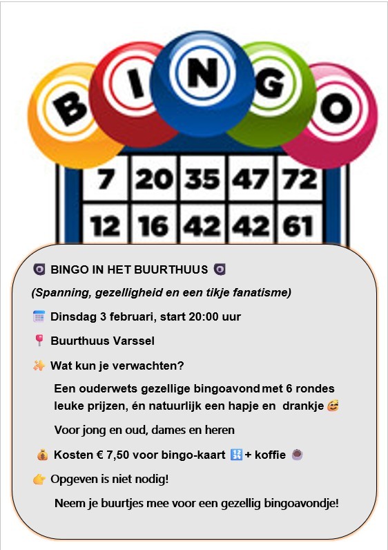 Bingo avond
