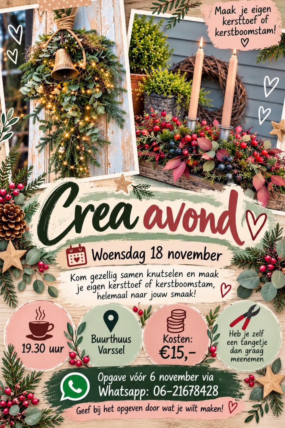 Crea avond  18 november 