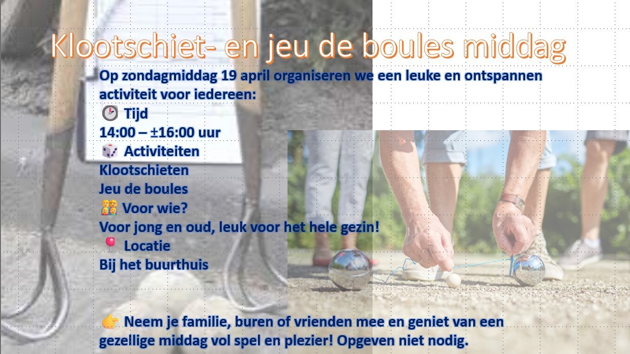 Klootschiet en Jeu de Boules middag