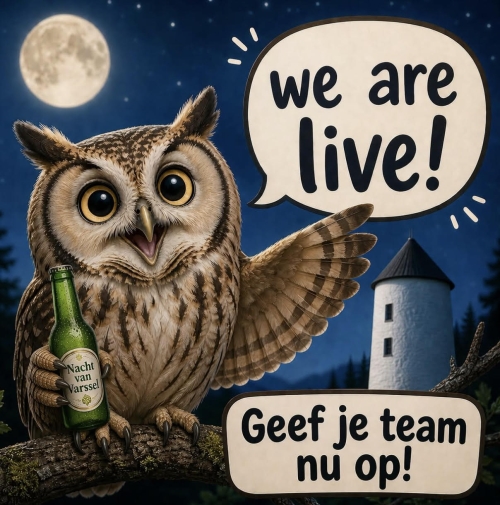 Zoek op Facebook of Instagram naar 'De nacht van Varssel'  of via bijgaande link en meld je aan!